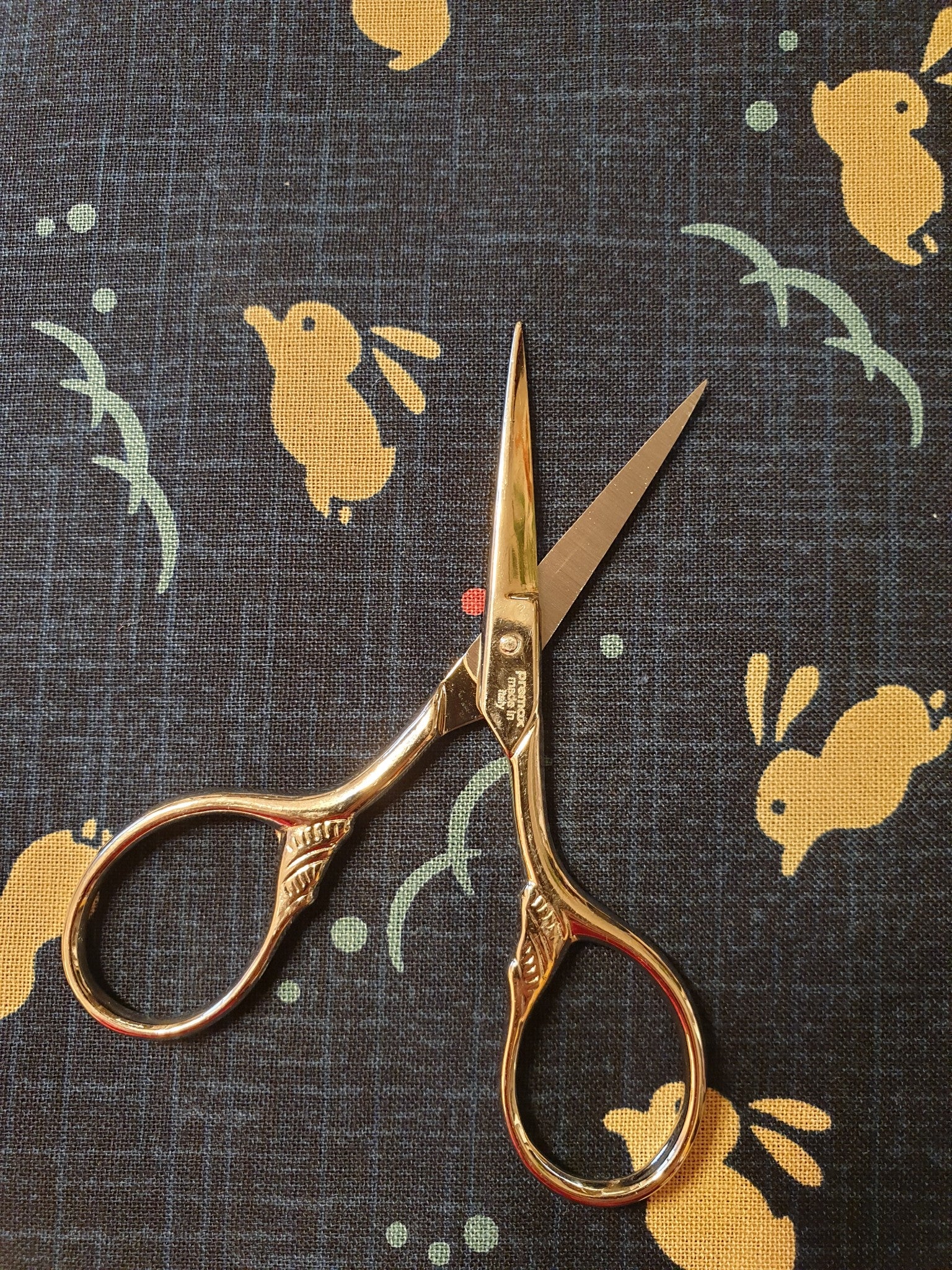 Ciseaux de broderie de fabrication italienne (doré ou argenté) - Image 7